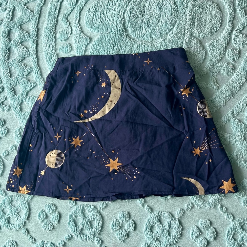 Lenni Ambient Skirt – Midnight, Moon, Galaxy and Stars - Picture 2 of 3
